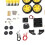 Intelligentes Roboter Auto Chassis Kit PCB, 4xAA Stromversorgung, 4WD 10
