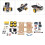 Intelligentes Roboter Auto Chassis Kit PCB, 4xAA Stromversorgung, 4WD 15