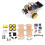 Intelligentes Roboter Auto Chassis Kit PCB, 4xAA Stromversorgung, 4WD 16
