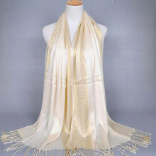 (10) 2021 Luxury Brand Women Gold Cotton Solid Color Muslim Head Scarf Shawls and Wraps Glitter Pashmina Bandana Female Foulard Hijab