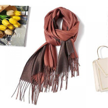 (200x70cm, WT2-1) 2022 Winter Scarf Women Solid Cashmere Like Pashmina Tassel Warm Scarves Thick Shawls And Wraps Lady Shiny Double Side Bufanda
