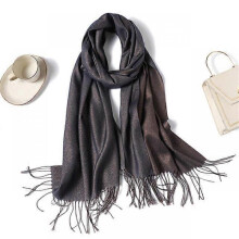 (200x70cm, WT2-12) 2022 Winter Scarf Women Solid Cashmere Like Pashmina Tassel Warm Scarves Thick Shawls And Wraps Lady Shiny Double Side Bufanda