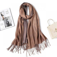 (200x70cm, WT2-10) 2022 Winter Scarf Women Solid Cashmere Like Pashmina Tassel Warm Scarves Thick Shawls And Wraps Lady Shiny Double Side Bufanda