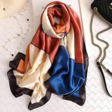 (180x90CM, 25) 180*90CM Silk Scarves 2022 Popular Belt Print Handkerchief Female Dustproof Beach Towel Summer Sunscreen Shawls bandanna foulard