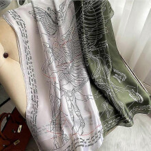 (180x90CM, 68) 180*90CM Silk Scarves 2022 Popular Belt Print Handkerchief Female Dustproof Beach Towel Summer Sunscreen Shawls bandanna foulard