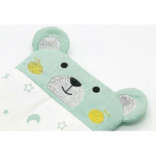 (green) Lebanghui Newborn Head Shaping Pillowbaby Anti-eccentric Head Pillowlatex