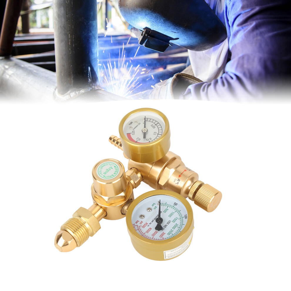 Reliable Argon Gas Regulator Flowmeter Â G5/8In Input 1/4In Output 8451339417830