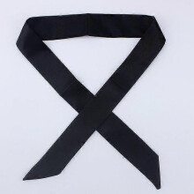 (D70) Small Silk Scarf Solid Handle Bag Ribbons Headband female 2021 Fashion Luxury Brand satin Hair Tie Long Scarves