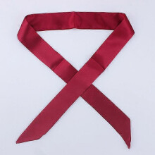 (D88) Small Silk Scarf Solid Handle Bag Ribbons Headband female 2021 Fashion Luxury Brand satin Hair Tie Long Scarves