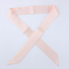 (D82) Small Silk Scarf Solid Handle Bag Ribbons Headband female 2021 Fashion Luxury Brand satin Hair Tie Long Scarves