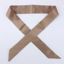 (D80) Small Silk Scarf Solid Handle Bag Ribbons Headband female 2021 Fashion Luxury Brand satin Hair Tie Long Scarves