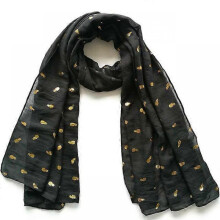 (180x90cm, YK58902) Fashion Pink Grey Navy Silver Foiled Pineapple Scarf Femme Bronzing Gold Foiling Ananas Shawl Wrap Pineapple Flouard Scarf YY589