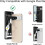 (red) For Google Pixel 8A Case, Heavy Duty Military Anti-fall Shockproof Case with Ring Holder Kickstand For Google Pixel 8a 5