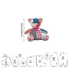 (S) S/m/l Memory Bear Template Ruler Set Diy Hand Memory Bear Stencil Ruler Kit