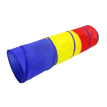 Kinderspieltunnel 46x180cm, 600g, Rot/Gelb/Blau