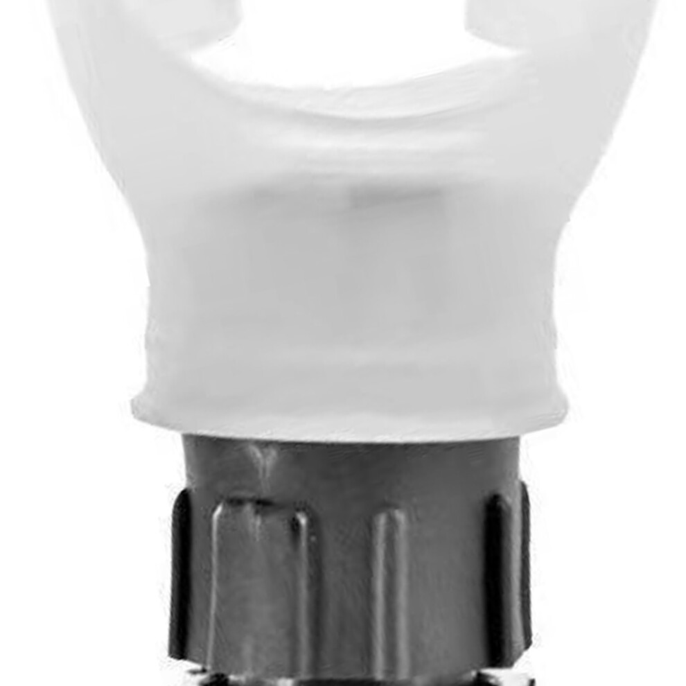 White Adjustable Resistance Lung Exerciser For Improved Breathing & Fitness