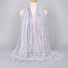 (5) White Black Catholic Head Scarf Women Kerchief Chapel Lace Church Veil Large Size Wedding Bride Mantilla Latin Veils for Mass