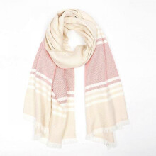 (1) Foulard Autumn Winter Warm Cashmere Scarves Striped Plaid High Quality Long Tassel Women Thicken Wrap Shawl Ladies Wool Pashmina