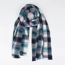 (15) Foulard Autumn Winter Warm Cashmere Scarves Striped Plaid High Quality Long Tassel Women Thicken Wrap Shawl Ladies Wool Pashmina