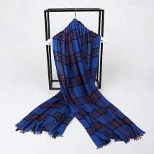 (8) Foulard Autumn Winter Warm Cashmere Scarves Striped Plaid High Quality Long Tassel Women Thicken Wrap Shawl Ladies Wool Pashmina