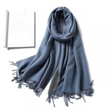 (WJ32-4) 2022 Thick Warm Cashmere Winter Scarf Women Shawl Wraps Double Side Female Pashmina Solid Blanket Stoles Lady Luxury Scarves