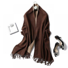 (WJ32-24) 2022 Thick Warm Cashmere Winter Scarf Women Shawl Wraps Double Side Female Pashmina Solid Blanket Stoles Lady Luxury Scarves
