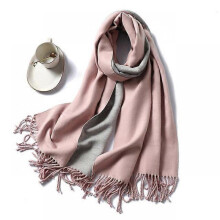 (WJ32-6) 2022 Thick Warm Cashmere Winter Scarf Women Shawl Wraps Double Side Female Pashmina Solid Blanket Stoles Lady Luxury Scarves