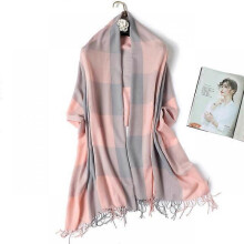 (200x70cm, WT1-6) 2022 Plaid Women Hijab Scarf Pashmina Lady Shawls Foulard Headband Tassel Cashmere-like Winter Scarves Warm Female Wraps Bandana