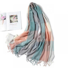(200x70cm, WT1-1) 2022 Plaid Women Hijab Scarf Pashmina Lady Shawls Foulard Headband Tassel Cashmere-like Winter Scarves Warm Female Wraps Bandana