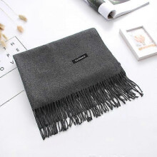 (150g-Dark gray) Luxury Solid Women Scarf Winter Cashmere Pashmina Shawls Warm Lady Blanket Wraps Bufanda Scarves Tassel Neck Echarpe 2022