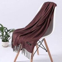 (FYR150-38) Luxury Solid Women Scarf Winter Cashmere Pashmina Shawls Warm Lady Blanket Wraps Bufanda Scarves Tassel Neck Echarpe 2022