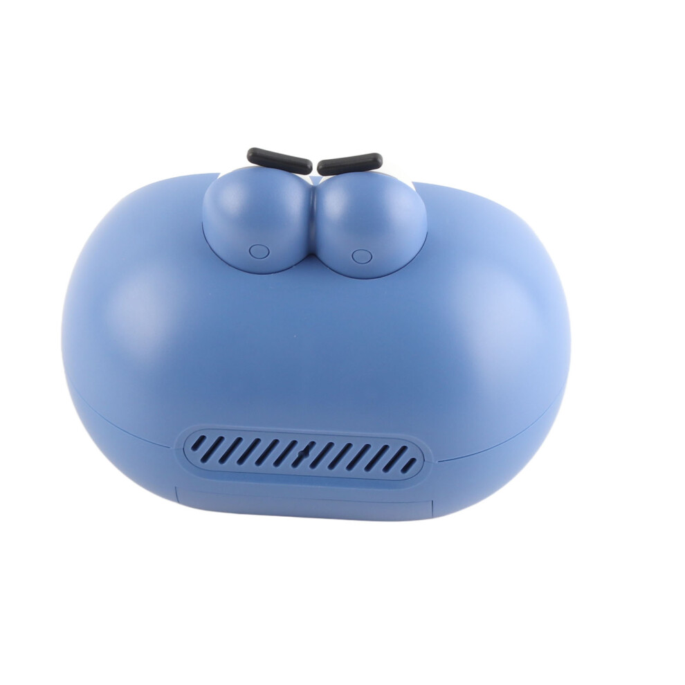 Kids Cartoon Alarm Clock, Digital LED, Night Light, Blue, Battery Operated