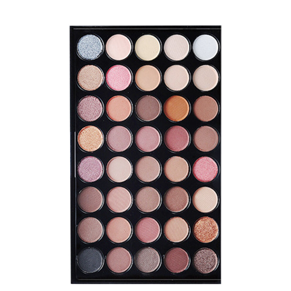 40 Colors Matte & Glitter Eyeshadow Palette Watercolor Pigments E40#1