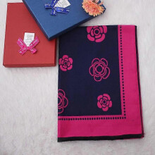 (4) Ladies Elegant High-quality Camellia Floral Print Cashmere Scarf Women Luxury Shawl Thick Warm Brand Pashmina Women Wraps Hijabs