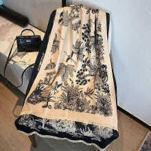 (6) Ladies Elegant High-quality Camellia Floral Print Cashmere Scarf Women Luxury Shawl Thick Warm Brand Pashmina Women Wraps Hijabs