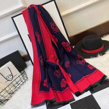 (3) Ladies Elegant High-quality Camellia Floral Print Cashmere Scarf Women Luxury Shawl Thick Warm Brand Pashmina Women Wraps Hijabs