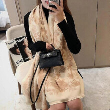 (8) Ladies Elegant High-quality Camellia Floral Print Cashmere Scarf Women Luxury Shawl Thick Warm Brand Pashmina Women Wraps Hijabs