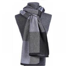 (color 17) 2022 Casual Cool Winter Scarves Men Scarf Warm Neckercheif Business Plaid Kint Scarves Men Cotton Wraps Male Sjaal Foulard