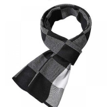 (color 35) 2022 Casual Cool Winter Scarves Men Scarf Warm Neckercheif Business Plaid Kint Scarves Men Cotton Wraps Male Sjaal Foulard