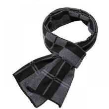 (color 25) 2022 Casual Cool Winter Scarves Men Scarf Warm Neckercheif Business Plaid Kint Scarves Men Cotton Wraps Male Sjaal Foulard