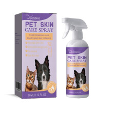 (60ml) Pet skin relief spray Relieve itching and itching in dogs and cats, remove mites and cleansing care