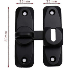 90/180 Degree Sliding Door Lock Right Angle Buckle Sliding Door Lock and Deadbolt Sliding Door Lock Cabinet Lock