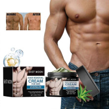 Men's Intimate/Private Hair Removal Cream, painlessly relieves unwanted male hair in intimate/private areas