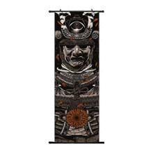 (40*100CM, 3) Lebanghui Japanese Samurai Ukiyo-e Scroll Poster