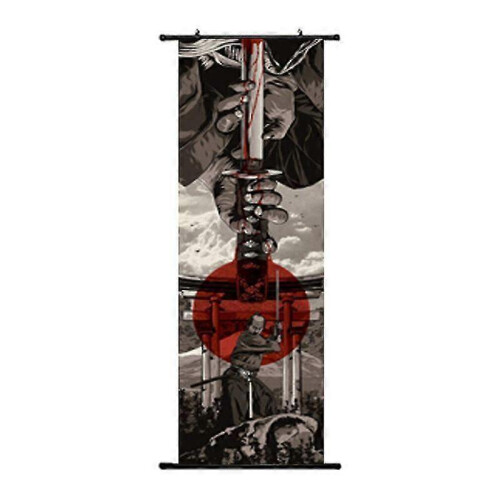 (30*90CM, 4) Lebanghui Japanese Samurai Ukiyo-e Scroll Poster