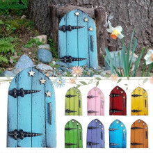 6Pcs Christmas Mini Fairy Gates for Trees Outdoor and Trunk