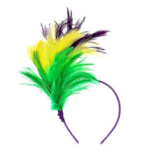 (Color X) Lebanghui 1920s Fascinator Feathers Headband For Women Party Favors