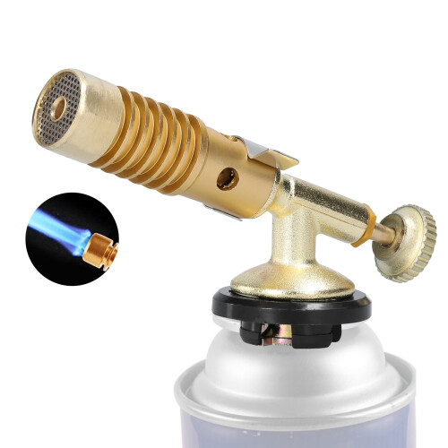 Compact All-Copper Torch with Adjustable Flame for Multiple Uses 1