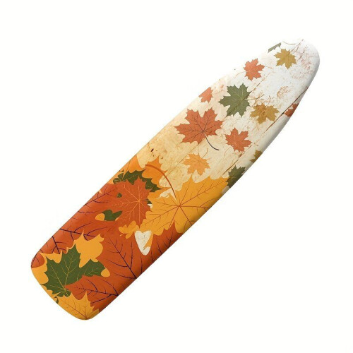Planche à repasser en feuille d'érable d'automne, haut et bas, feuille d'érable A