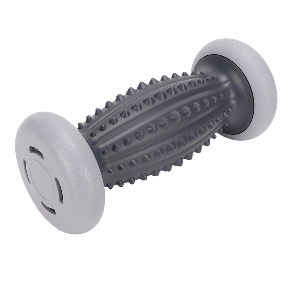 Foot Massage Roller for Deep Therapy Ergonomic ABS for Feet & Neck Grey/Black